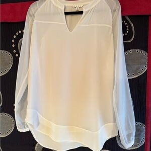 CAbi Cream Blouse